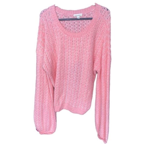 For Love & Lemons Dawn Hi Low Pullover - Pink - Picture 3 of 8